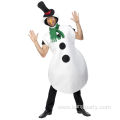 Christmas holiday snowman Costume with Scarf